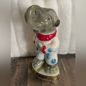 Vintage 1968 Jim Beam Elephant Decanter